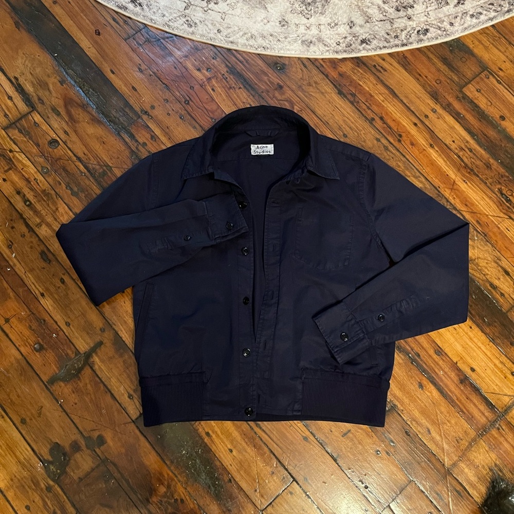 Acne stufios Lightweight Shirt Jacket Casual Boxy Silhouette